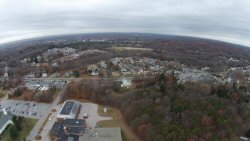 This is North School from 200' up.  The shot is facing Covell Platt, taken in late Autumn 2013. 