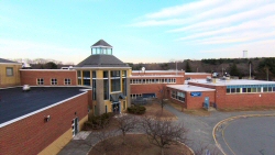 This is the new section of the Seekonk Middle School from 50' up. 