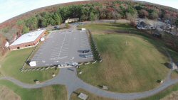 This is the Seekonk PUblic Library.  It couldn't open for years after it was built as it was built on the old dump site.  Methane gas !!!  You can see the mound on the grounds with  vent tubes. 