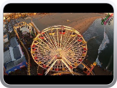 Santa Monica Pier Aerial Video by DJI Phantom 2 Vision