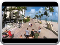 dji phantom vision walking my Drone on hollywood beach