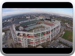 Levi's Stadium aerial view using Dji Phantom Vision 2. (no audio) 12/8/2013