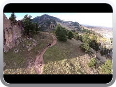 Dji phantom vision flight over Red Rocks in Boulder Colorado