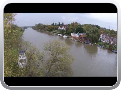 River Thames at South Stoke, Oxfordshire - DJI Phantom 2 Vision
