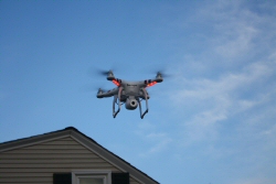 My Phantom hovering at about 20 feet... 