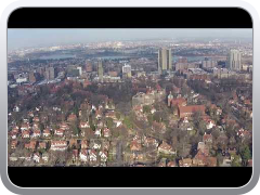 DJI Phantom 2 Vision flying high.