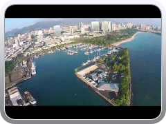 DJI Phantom Vision 2 over Kewalo Basin and Fisherman's Wharf