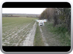 Rotorpixel gimbal in action on a DJI Phantom 2 Vision
