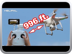How far can DJI Phantom 2 Vision Go? 996ft.!!!